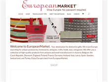 Tablet Screenshot of europeanmarket.us